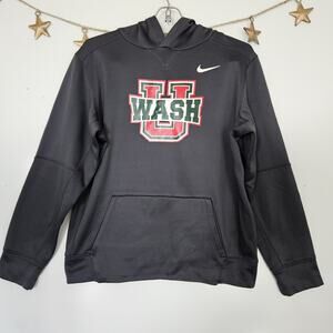 Nike Kids XLarge Hooded Sweatshirt University Of Washington Therma Fit Fleece